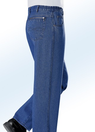 Jeans mit Dehnbundeinsätzen in 3 Farben