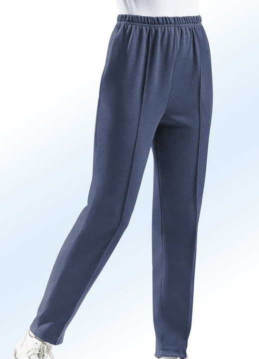 Freizeithosen - Freizeithose in 6 Farben, in Größe 019 bis 052, in Farbe DUNKELJEANS Ansicht 1