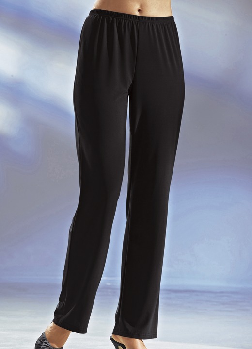 Hosen - KLAUS MODELLE  Hose mit Dehnbund, in Größe 018 bis 056, in Farbe SCHWARZ Ansicht 1