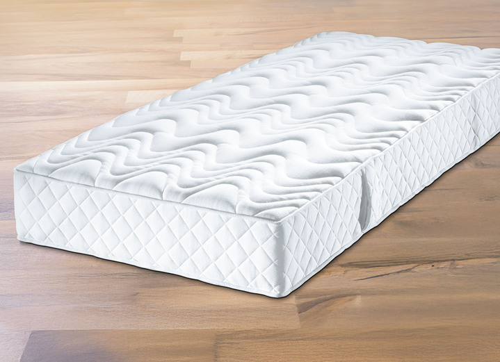 Matratzen & Topper - F.a.n.-7-Zonen-Matratze mit sehr guter Körperunterstützung, in Größe 130 (80/200 cm) bis 134 (140/200 cm), in Farbe WEISS, in Ausführung 7-Zonen-Bonnellfederkern-Matratze Ansicht 1
