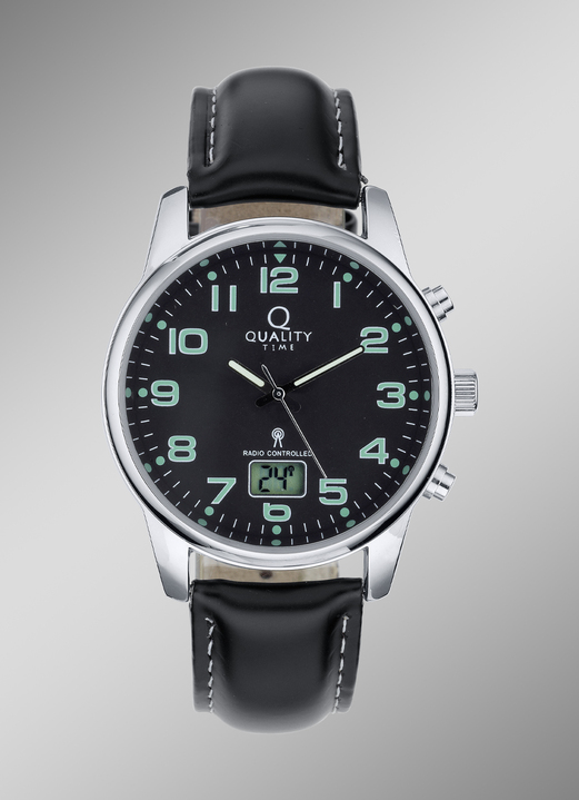 - Sportliche Funk-Herrenuhr der Marke Quality Time, in Farbe