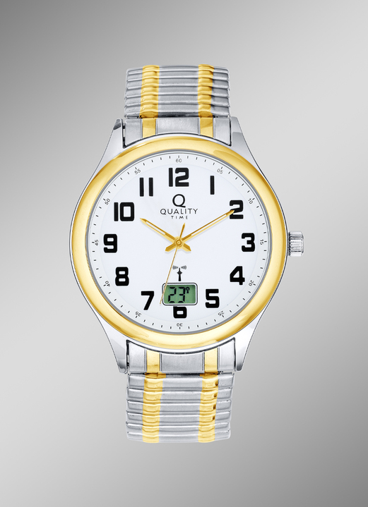 - Sportliche Funk-Herrenuhr der Marke Quality Time, in Farbe