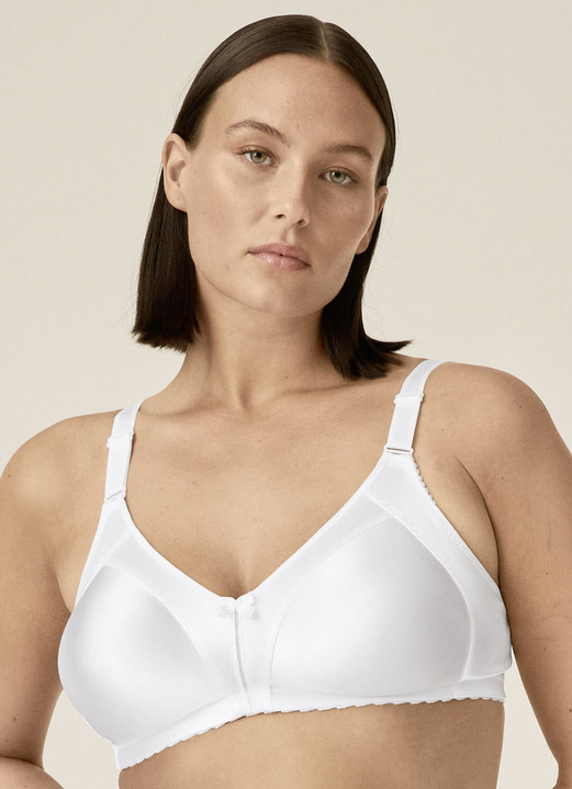 T-Shirt-BH - Naturana Minimizer-BH mit vorgeformten Cups, in Größe 075 bis 105, in Cup E, in Farbe WEISS Ansicht 1