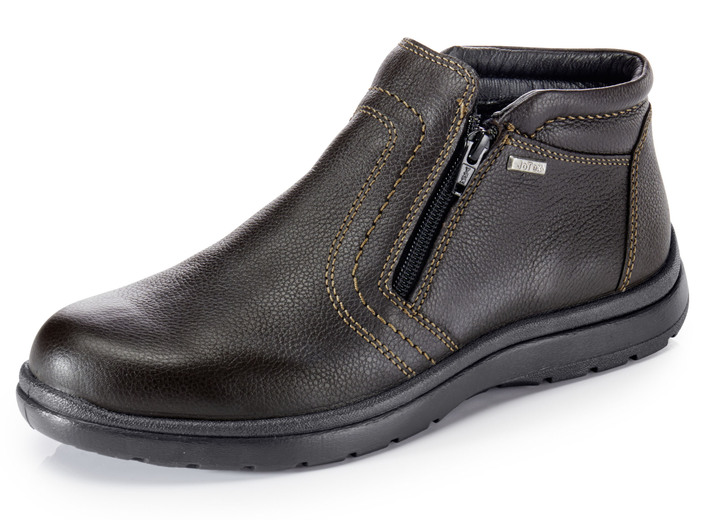 Stiefeletten - GINO GALANTE, atmungsaktive Herren-Boots, Winterschuhe, mit Reißverschluss Stiefeletten - GINO GALANTE, atmungsaktive Herren-Boots, Winterschuhe, mit Reißverschluss, in Größe 039 bis 046, in Farbe MOKKA