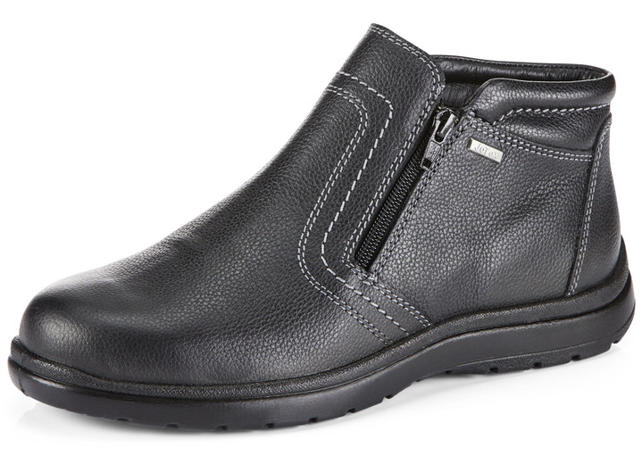 Stiefeletten - GINO GALANTE, atmungsaktive Herren-Boots, Winterschuhe, mit Reißverschluss Stiefeletten - GINO GALANTE, atmungsaktive Herren-Boots, Winterschuhe, mit Reißverschluss, in Größe 039 bis 046, in Farbe SCHWARZ