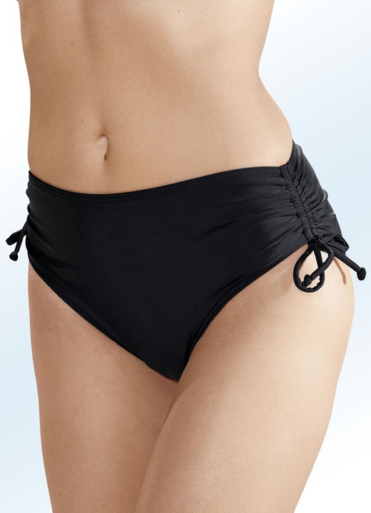 Bikinihose hoch geschnitten schwarz