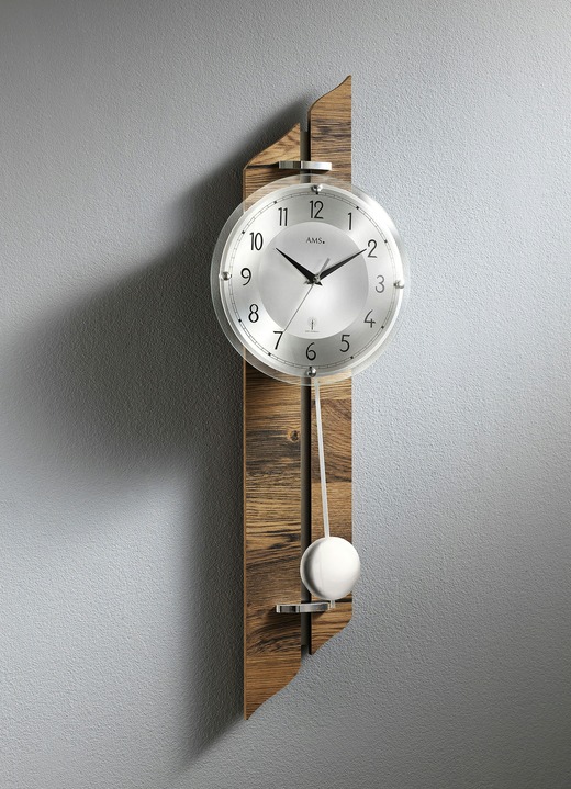 Wohnaccessoires - Wanduhr mit Funkuhrwerk, in Farbe WILDEICHE Ansicht 1