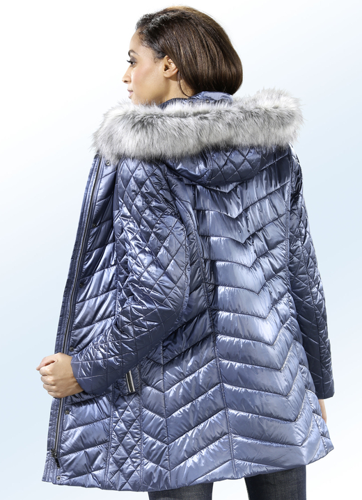 Winterjacken - Jacke mit abnehmbarer Kapuze Winterjacken - Jacke mit abnehmbarer Kapuze, in Größe 036 bis 054, in Farbe JEANSBLAU