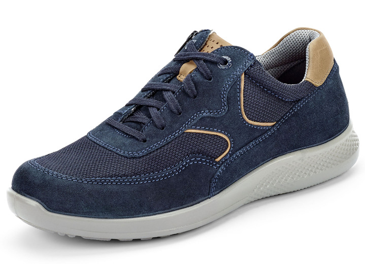 Slipper & Schnürschuhe - GINO GALANTE Schnürschuh mit praktischem Innenreißverschluss Slipper & Schnürschuhe - GINO GALANTE Schnürschuh mit praktischem Innenreißverschluss, in Größe 040 bis 047, in Farbe MARINE