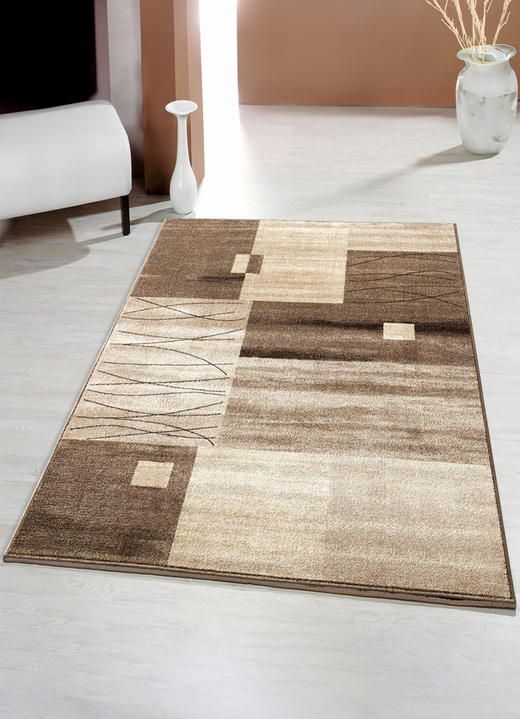 Modern - Außergewöhnliche Brücken, Galerie und Teppiche, in Größe 111 (Brücke, 67x135 cm) bis 288 (Teppich, 240x340 cm), in Farbe BEIGE Ansicht 1