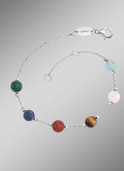 Armbänder - Powerful Stone Armband mit 6 echten Edelsteinen, in Farbe  Ansicht 1
