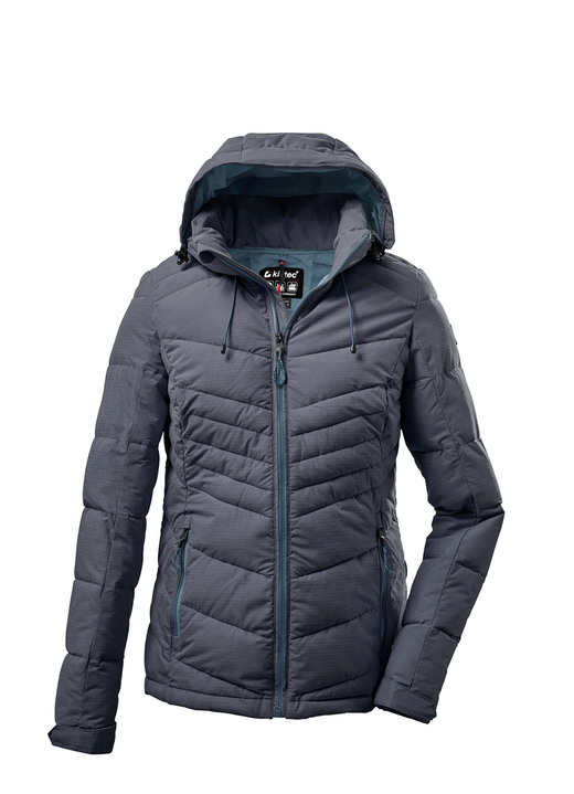 Kurz - Trendige Damen-Funktionsjacke mit raffinierten Steppungen, in Größe 036 bis 050, in Farbe DUNKELNAVY Ansicht 1