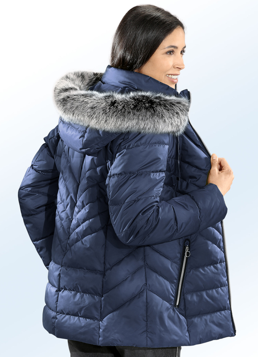Winterjacken - Jacke mit abnehmbarer Kapuze, in Größe 036 bis 052, in Farbe INDIGOBLAU Ansicht 1