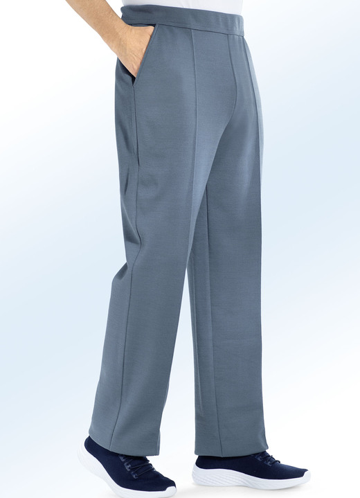 Freizeithosen - „Athlet“-Kurhose in 7 Farben Freizeithosen - „Athlet“-Kurhose in 7 Farben, in Größe 023 bis 062, in Farbe STAHLBLAU