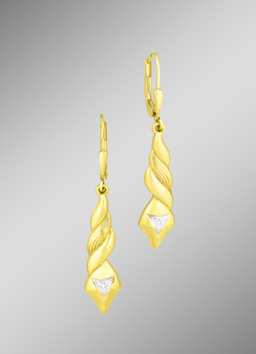 Ohrschmuck - Ohrringe in Bicolor, in Farbe