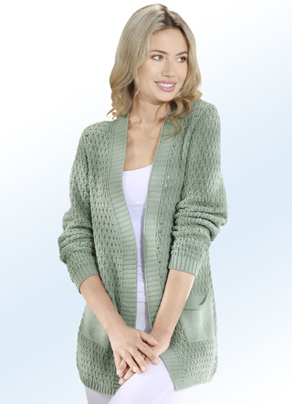 Strickjacke mit weichem Griff