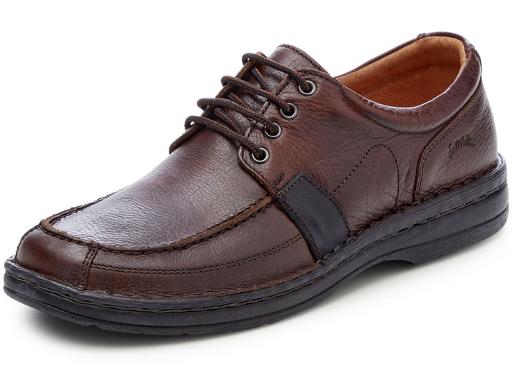 Slipper & Schnürschuhe - GINO GALANTE, schicke Herren- Schnürschuhe, mit herausnehmbarem Fußbett Slipper & Schnürschuhe - GINO GALANTE, schicke Herren- Schnürschuhe, mit herausnehmbarem Fußbett, in Größe 040 bis 047, in Farbe BURGUND