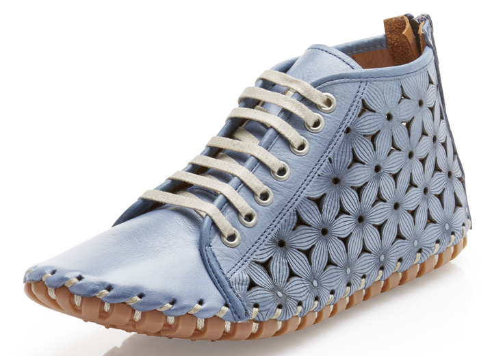 - Gemini Bootie mit praktischem Fersen-Reißverschluss, in Größe 036 bis 042, in Farbe JEANS Ansicht 1