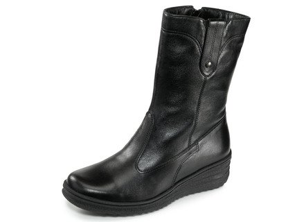 ELENA EDEN, gefütterte Damen-Stiefel, Winterschuhe, Weite H, mit Lammfell