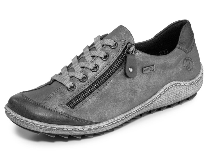 Slipper & Schnürschuhe - Remonte, bequeme Damen-Sneaker, Weite G, mit herausnehmbarem Fußbett, in Größe 036 bis 042, in Farbe GRAU Ansicht 1