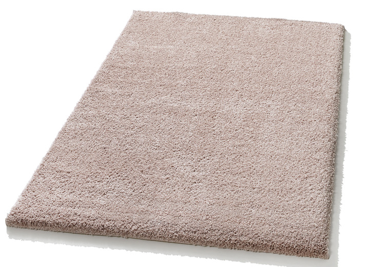 Modern - Kombistarke Brücken, Galerien und Teppiche aus dichtgewebtem Shaggy-Flor, in Größe 111 (Brücke, 60x110 cm) bis 305 (Teppich, ø 160 cm), in Farbe ROSÉ Ansicht 1