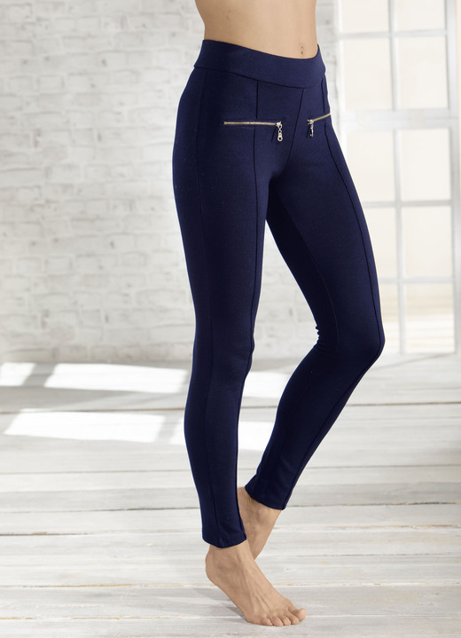 Damenwäsche - Leggings von Laurina, in Größe 034 bis 052, in Farbe MARINE Ansicht 1