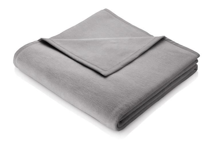 Wohndecken - Kuschelig-weiche Schlafdecke Cotton Home, in Größe 225 (Schlafdecke, 150x200 cm) bis 325 (Schlafdecke, 150x220 cm), in Farbe GRAU Ansicht 1