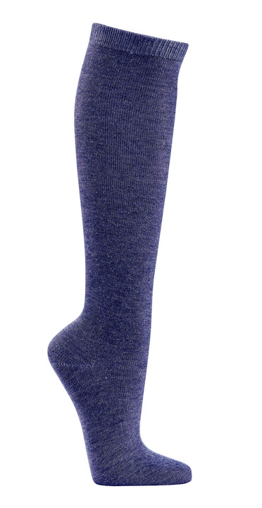 Damenwäsche - Alpaka-Kniestrümpfe, 3er-Set, in Größe 001 bis 003, in Farbe MARINE Ansicht 1