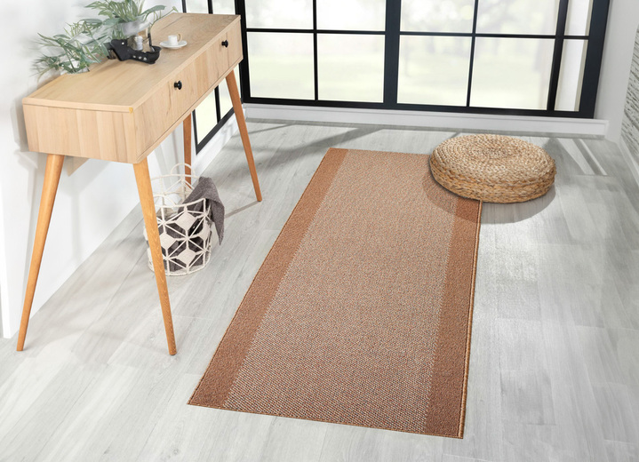 Läufer & Stufenmatten - Perfekte Läufer nach Ihrem Wunschmaß, in Größe 100 (50 cm breit) bis 106 (100 cm breit), in Farbe BRAUN Ansicht 1