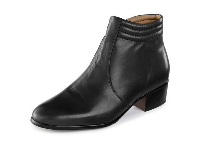 Stiefeletten - GINO GALANTE, elegante Herren-Stiefeletten, mit Reißverschluss Stiefeletten - GINO GALANTE, elegante Herren-Stiefeletten, mit Reißverschluss, in Größe 040 bis 046, in Farbe SCHWARZ