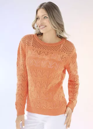 Pullover in Mustermix