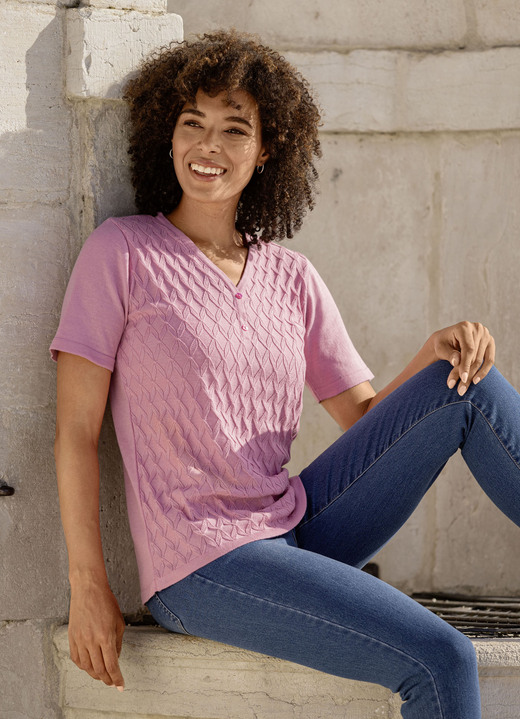 - Pulli mit weichem Griff, in Größe 036 bis 052, in Farbe ROSA
