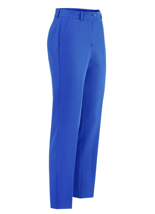 Hosen mit Knopf- und Reißverschluss - Hose mit komfortablem Formbund Hosen mit Knopf- und Reißverschluss - Hose mit komfortablem Formbund, in Größe 018 bis 052, in Farbe ROYALBLAU