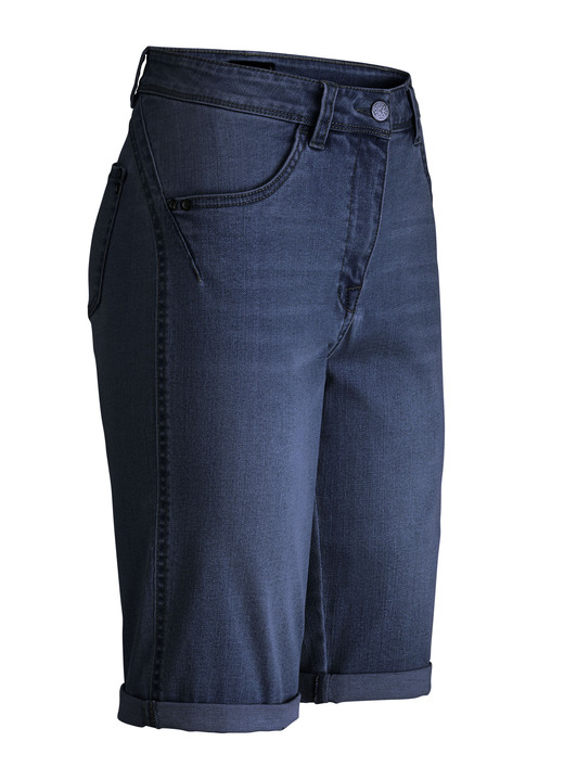 - Bermudas mit Push-up-Effekt, in Größe 034 bis 052, in Farbe DUNKELBLAU Ansicht 1