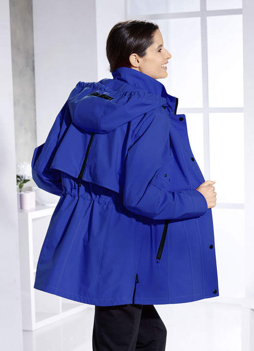 - Funktionsjacke mit Reißverschluss im Rückteilkoller, in Größe 036 bis 052, in Farbe KOBALTBLAU
