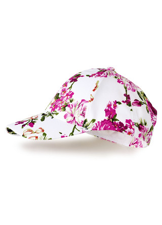 Baseball-Mütze mit exotischem Blumendruck