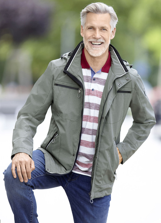 - Kurzjacke von „Gate One“, in Größe 024 bis 062, in Farbe KHAKI Ansicht 1