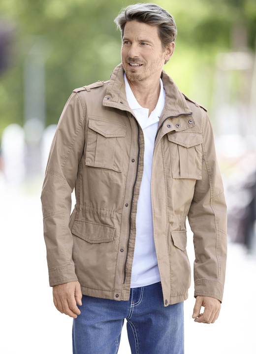 - Jacke mit Taillenzug, in Größe 048 bis 060, in Farbe DUNKELBEIGE Ansicht 1