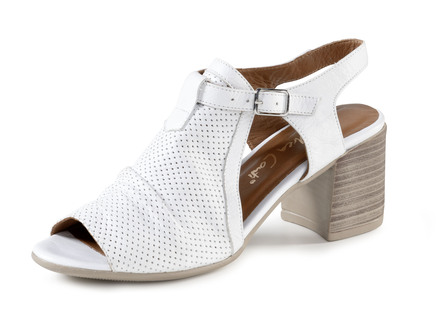 Andrea Conti Sandalette mit Zier-Perforation