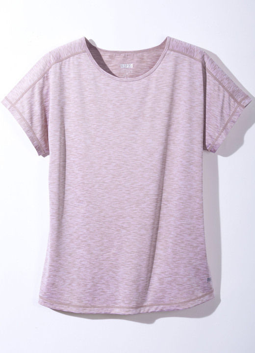 Freizeitanzüge - Funktionsshirt von „LPO“ in 3 Farben, in Größe 036 bis 050, in Farbe ALTROSA MELIERT