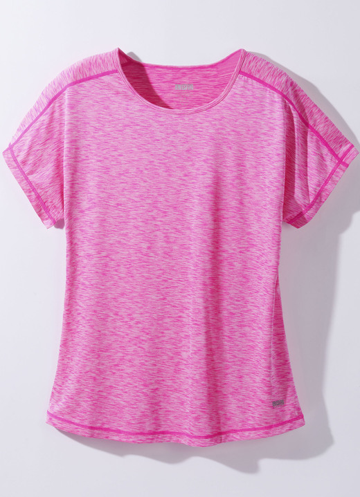 Freizeitanzüge - Funktionsshirt von „LPO“ in 3 Farben, in Größe 036 bis 050, in Farbe PINK MELIERT Ansicht 1