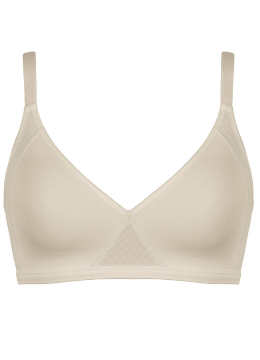 T-Shirt-BH - Naturana Minimizer-BH mit vorgeformten Cups, in Größe 075 bis 100, in Cup C, in Farbe PUDER Ansicht 1