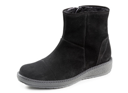 Waldläufer, gefütterte Damen-Boots, Winterschuhe, Weite H, mit Lammfell