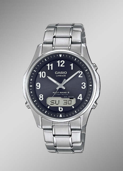 - Casio Herrenuhr mit Titanbandgehäuse - Casio Herrenuhr mit Titanbandgehäuse, in Farbe