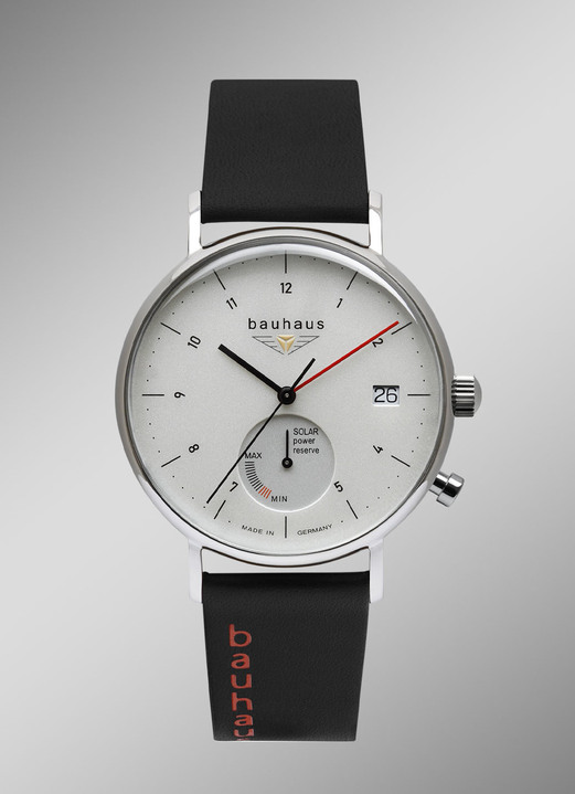- Bauhaus Solar-Herrenuhr , in Farbe  Ansicht 1