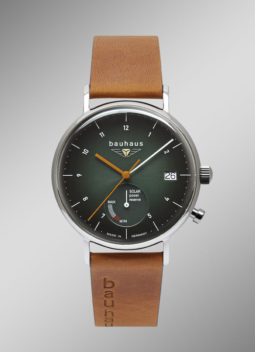 - Bauhaus Solar-Herrenuhr, in Farbe  Ansicht 1
