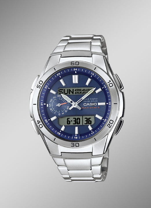 - Casio Funk-Solar-Herrenuhr , in Farbe  Ansicht 1
