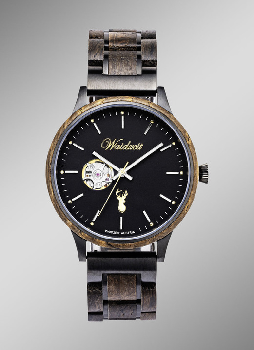 Mechanikuhren / Automatikuhren - Automatik-Herrenuhr, in Farbe  Ansicht 1