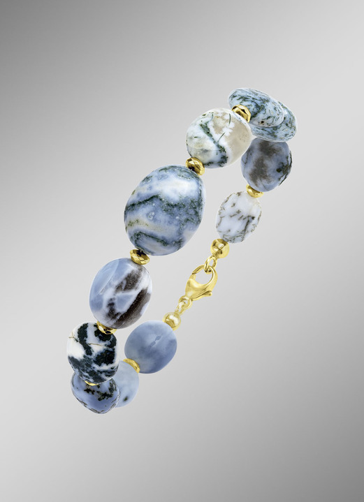 Halsketten - Strahlende Garnitur mit Opal und Hämati, in Farbe , in Ausführung Armband Ansicht 1