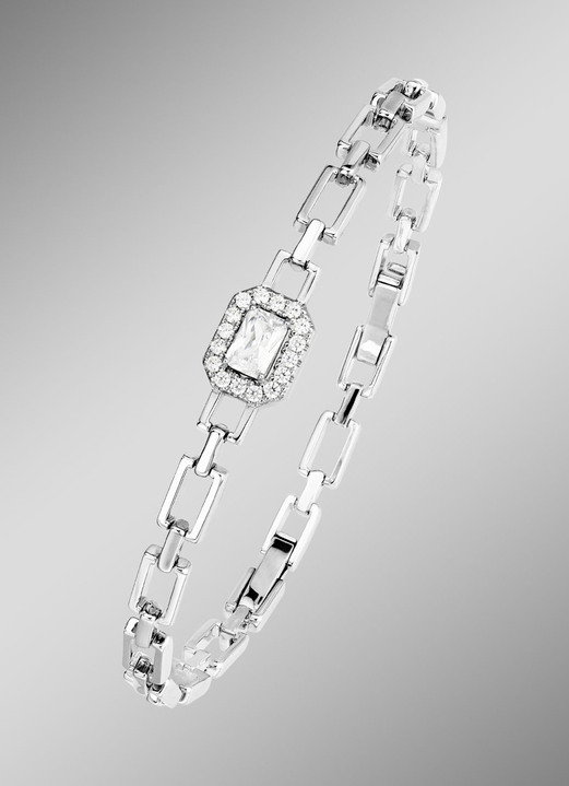 Armbänder - Zauberhaft funkelndes Armband mit synth. Zirkonia, in Farbe  Ansicht 1